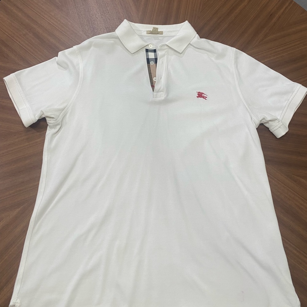 Burberry polo shirt in great condition size xl